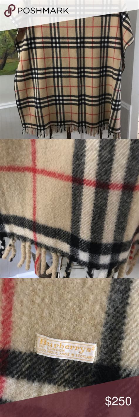 burberry throw blanket